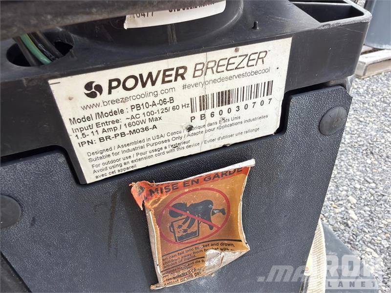  Quantity of (3) Power-Breeze Coolers 농기계 - 기타