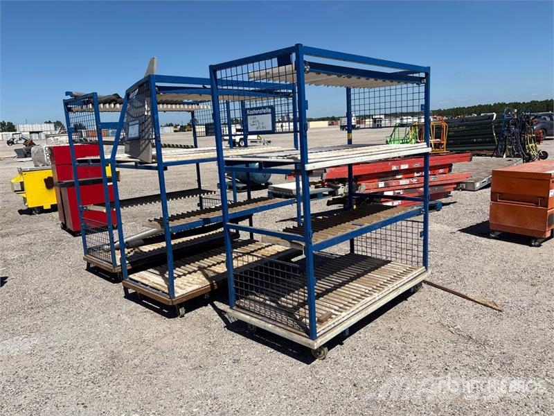 Quantity of (3) Storage Rack Gāzes uzglabāšanas un padeves aprīkojums
