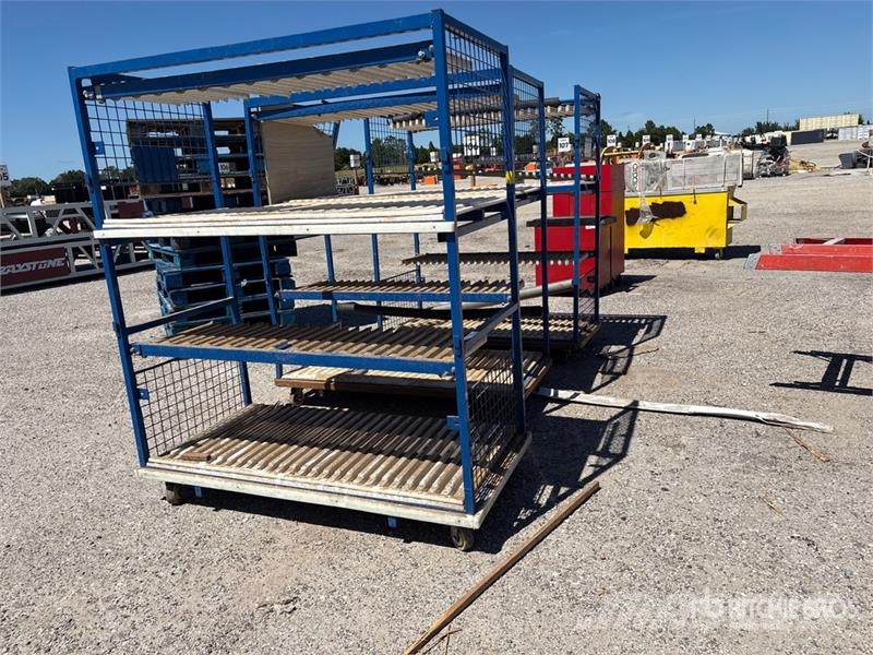 Quantity of (3) Storage Rack Gāzes uzglabāšanas un padeves aprīkojums