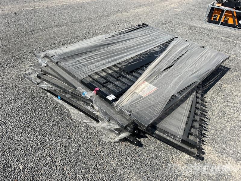 Quantity of (3) SUNTOP S0720-1 20 ft x 7 ft Wroug Farm machinery