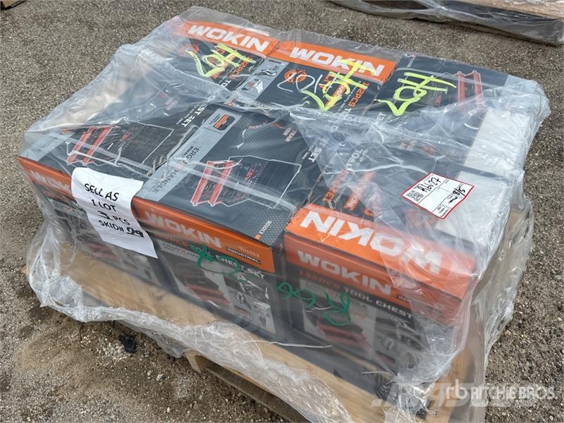 Quantity of (3) Wokin 901013 132 pc Tool Chest Set Outros componentes