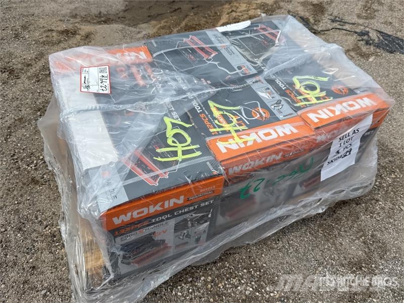 Quantity of (3) Wokin 901013 132 pc Tool Chest Set Outros componentes