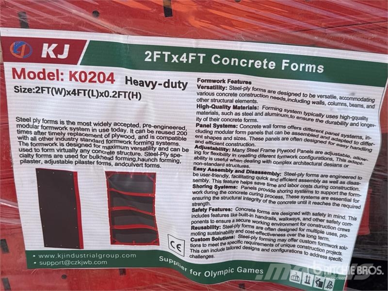 Quantity of (30) KJ K0204 Steel Frame Formwork Co 콘크리트 부속품