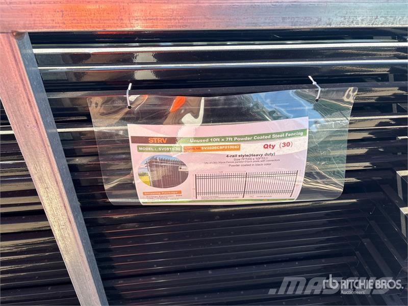 Quantity of (30) STARVOX SV0810-30 10 ft x 7 ft P Fencing equipment