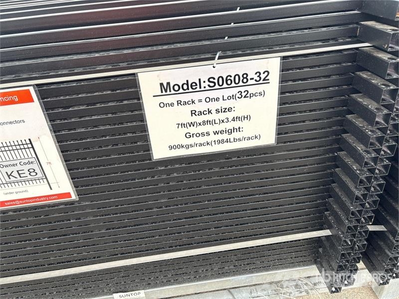 Quantity of (32) SUNTOP S0608-32 8 ft x 6 ft Powd Karja-aidat