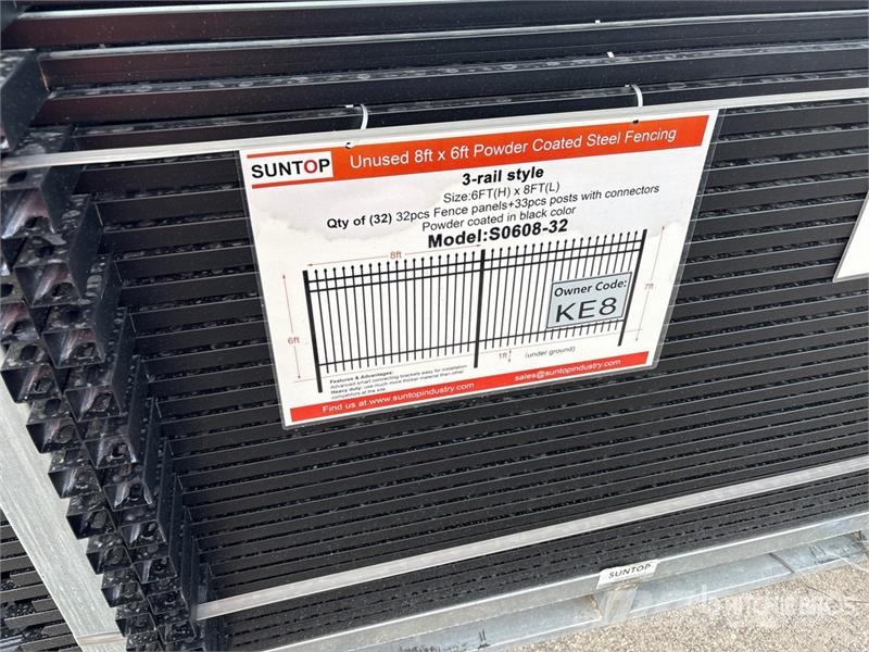 Quantity of (32) SUNTOP S0608-32 8 ft x 6 ft Powd Karja-aidat