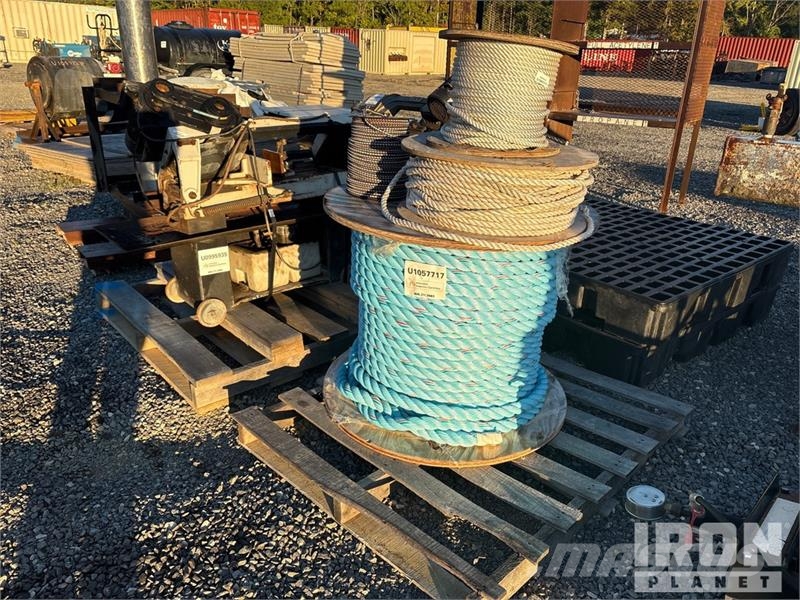 Quantity of (4) Commercial Utility Rope Spools - B Outros componentes