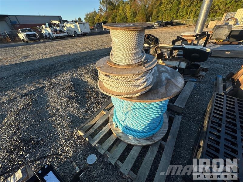 Quantity of (4) Commercial Utility Rope Spools - B Outros componentes