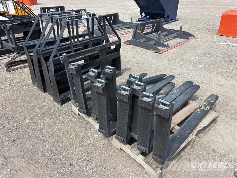 Quantity of (4) Mower King SA 48 in Skid Steer Fo Fourche