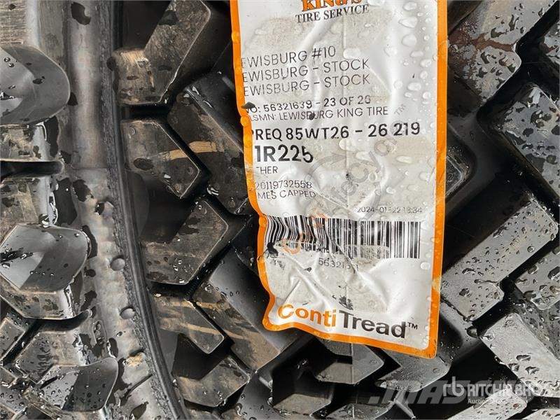 Quantity of (4) New Recapped 11R22.5 Tires Ostale kargo komponente
