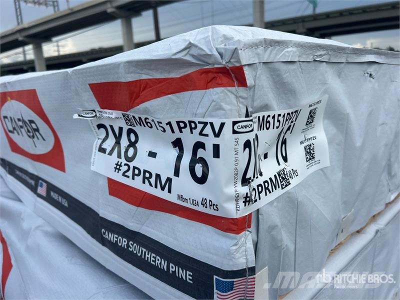 Quantity of (4) Pallets of 2x6x16 SYP #2 Prime Gra Other components