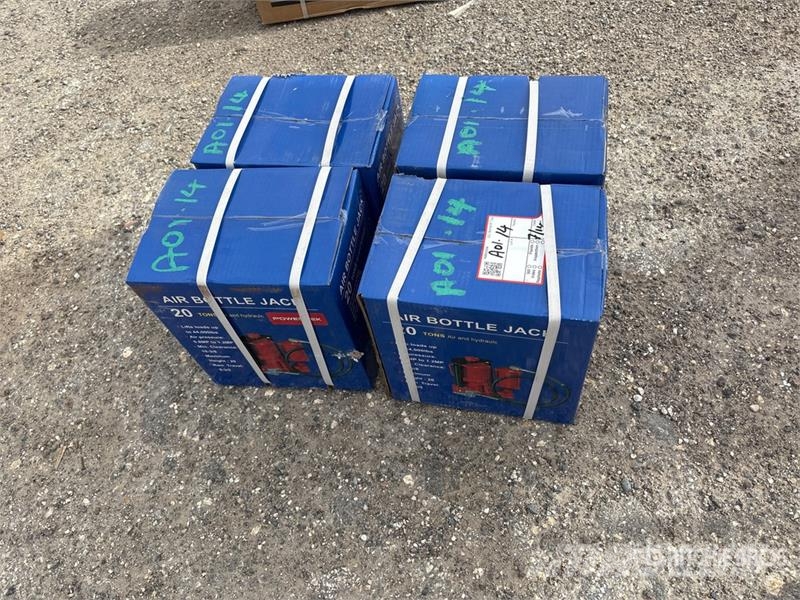 Quantity of (4) Powertek 20T lifter 20 ton Pneuma Sonstige Baumaschinen