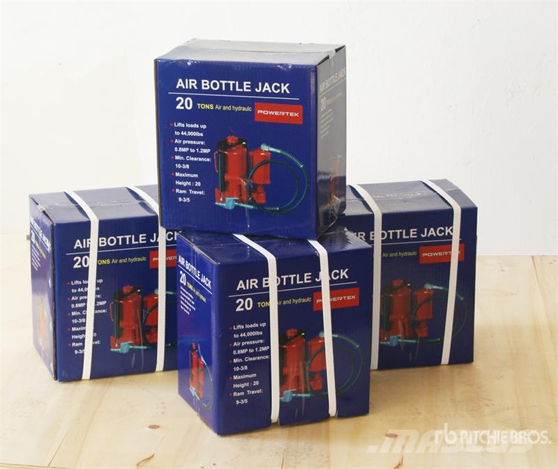 Quantity of (4) Powertek 20T lifter 20 ton Pneuma Строителство - Други