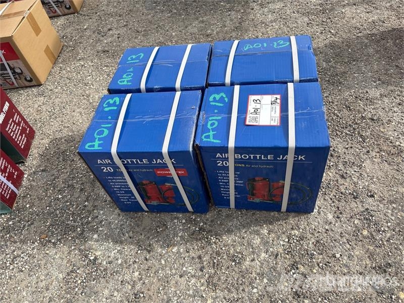 Quantity of (4) Powertek 20T lifter 20 ton Pneuma Sonstige Baumaschinen