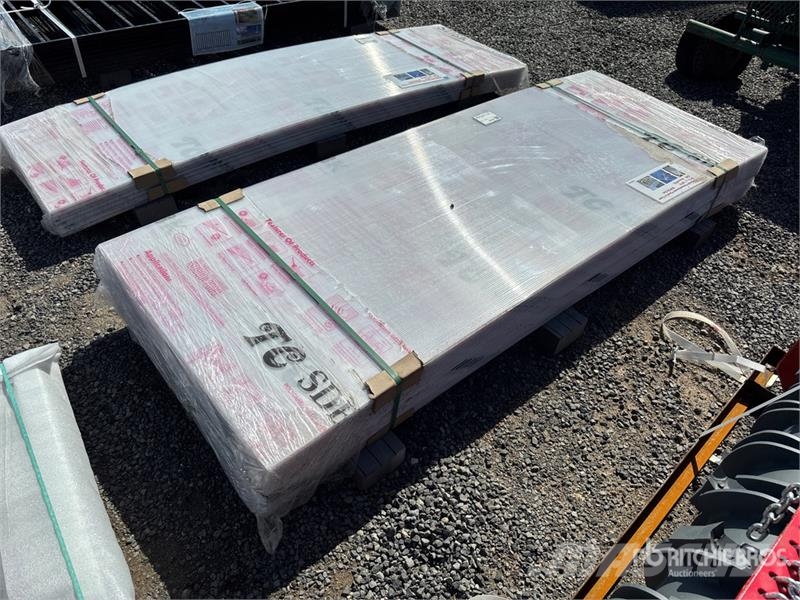 Quantity of (40) 35 in x 7.87 ft Multiwall Polycar Vintsid, telfrid ja materjaliliftid