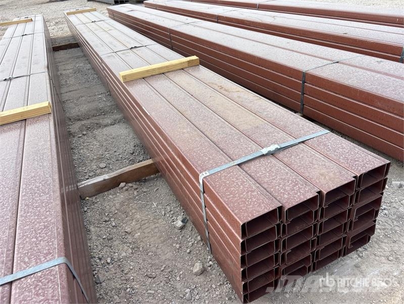 Quantity of (40) 4 in x 20 ft C- Purlin (Unused) Drugi deli