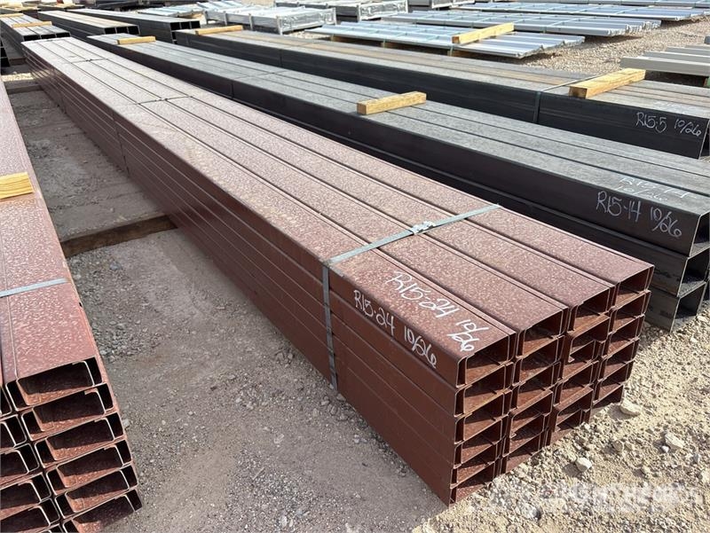  Quantity of (40) 4 in x 20 ft C- Purlin (Unused) Drugi deli