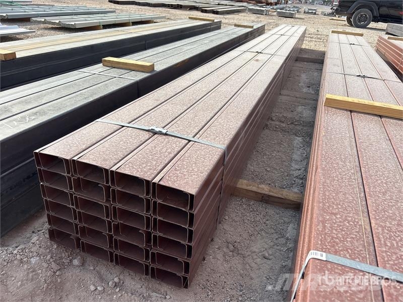  Quantity of (40) 4 in x 20 ft C- Purlin (Unused) Drugi deli