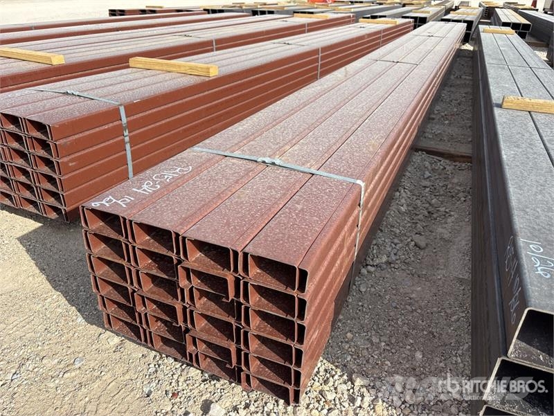  Quantity of (40) 4 in x 20 ft C- Purlin (Unused) Drugi deli