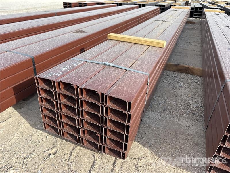 Quantity of (40) 4 in x 20 ft C- Purlin (Unused) Drugi deli