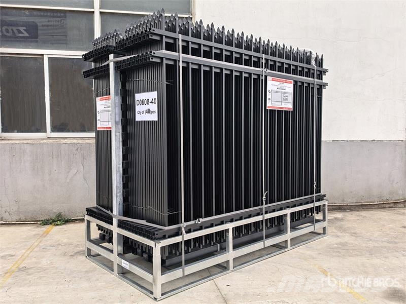 Quantity of (40) SUNTOP D0608-40 6 ft x 8 ft Powd Zäune und Zubehör