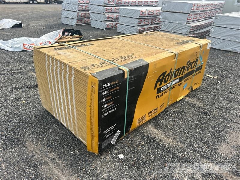 Quantity of (45) 1-1/8-in x 4-ft x 8-ft Southern Y Outros Florestal