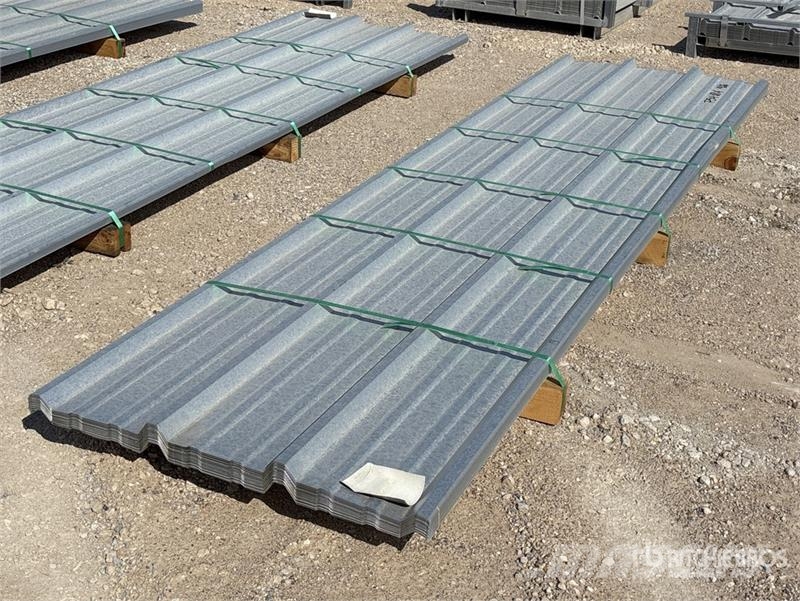 Quantity of (45) Kit Containers 12 ft Steel R Pan Pacēlāji, vinčas un materiālu lifti