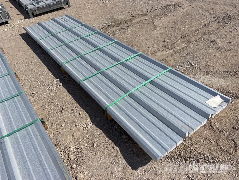 Quantity of (45) Kit Containers 12 ft Steel R Pan Pacēlāji, vinčas un materiālu lifti