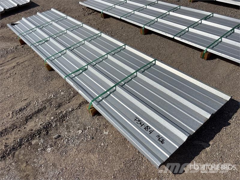 Quantity of (45) Kit Containers 12 ft Steel R Pan Pacēlāji, vinčas un materiālu lifti