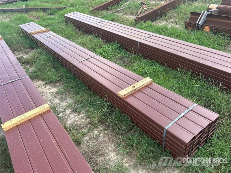 Quantity of (48) 4 in x 20 ft C- Purlin (Unused) Other components