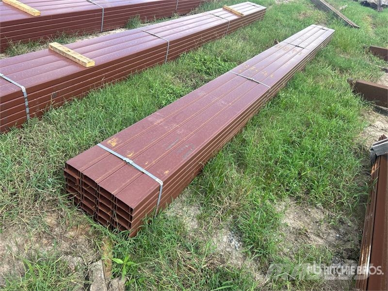  Quantity of (48) 4 in x 20 ft C- Purlin (Unused) Other components