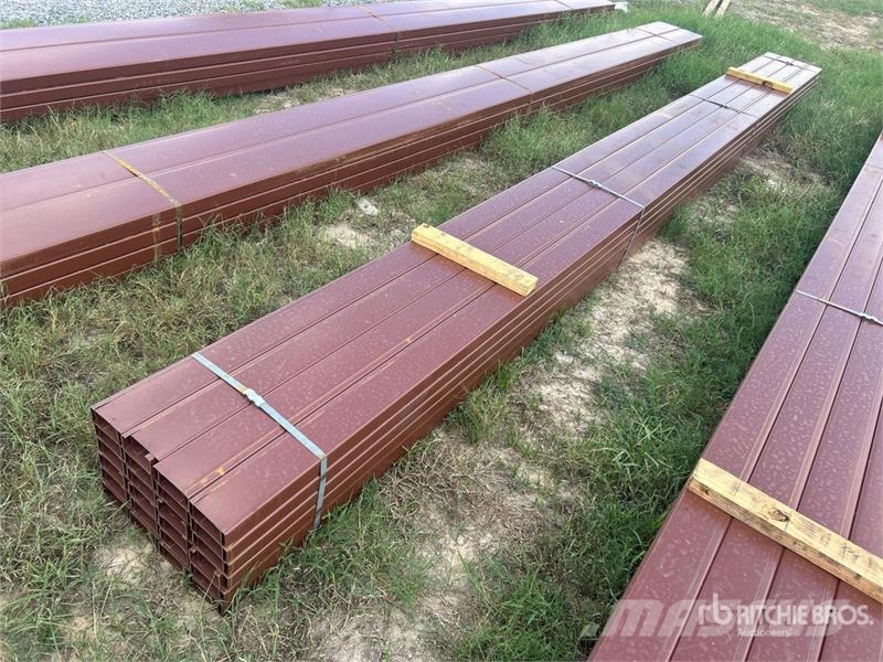 Quantity of (48) 4 in x 20 ft C- Purlin (Unused) Other components