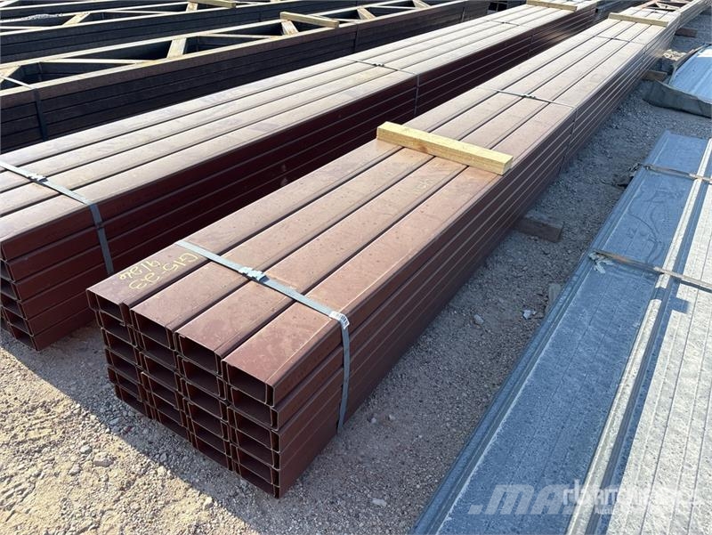 Quantity of (48) 4 in x 20 ft C- Purlin (Unused) Other components