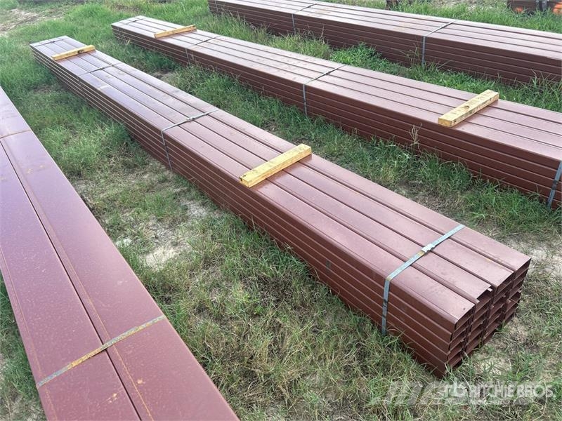 Quantity of (48) 4 in x 20 ft C- Purlin (Unused) Other components
