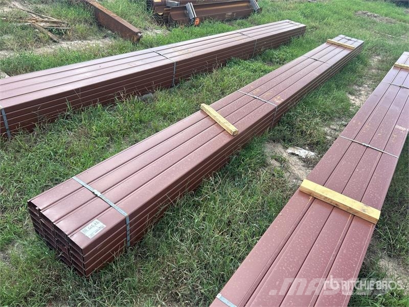 Quantity of (48) 4 in x 20 ft C- Purlin (Unused) Other components
