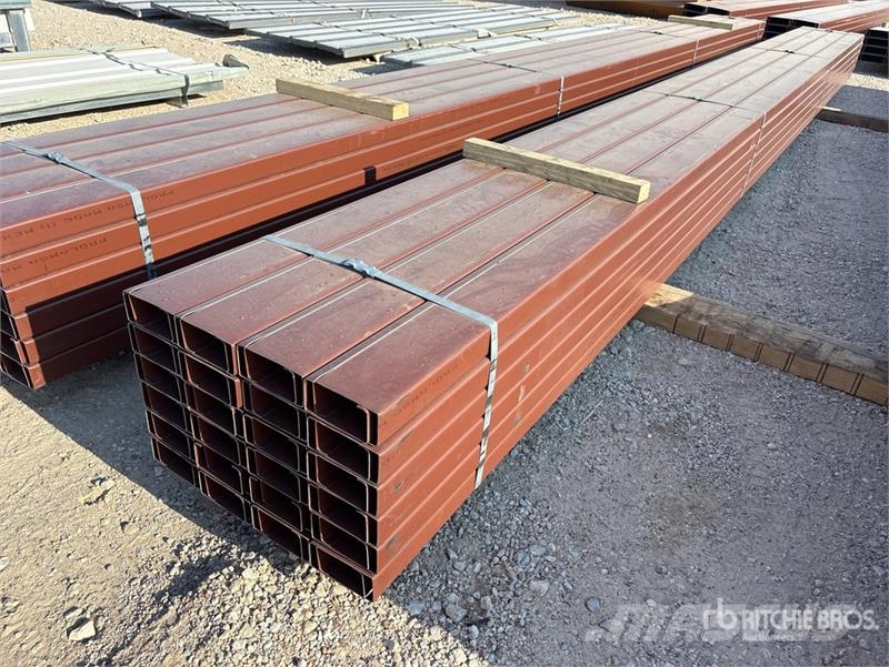Quantity of (48) 4 in x 20 ft C- Purlin (Unused) Other components