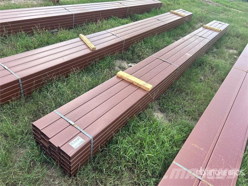 Quantity of (48) 4 in x 20 ft C- Purlin (Unused) Other components