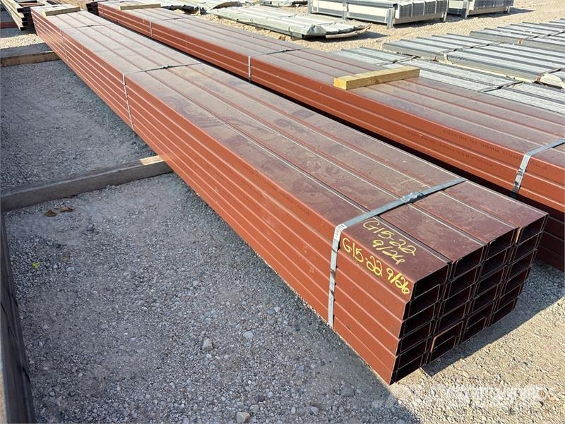 Quantity of (48) 4 in x 20 ft C- Purlin (Unused) Other components