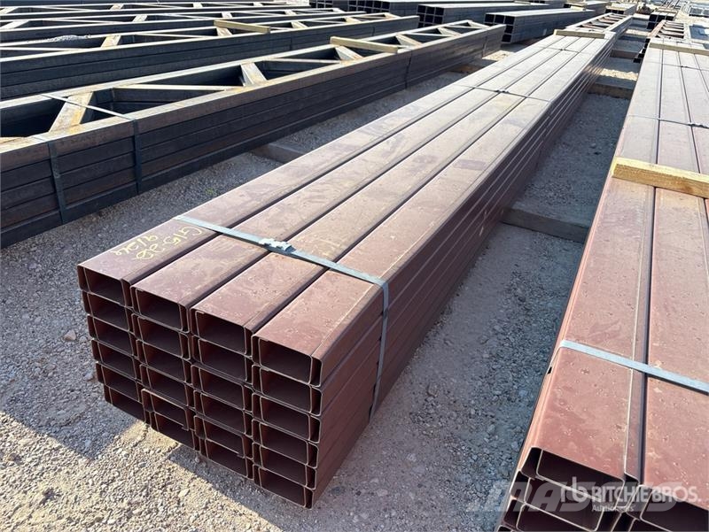 Quantity of (48) 4 in x 20 ft C- Purlin (Unused) Other components