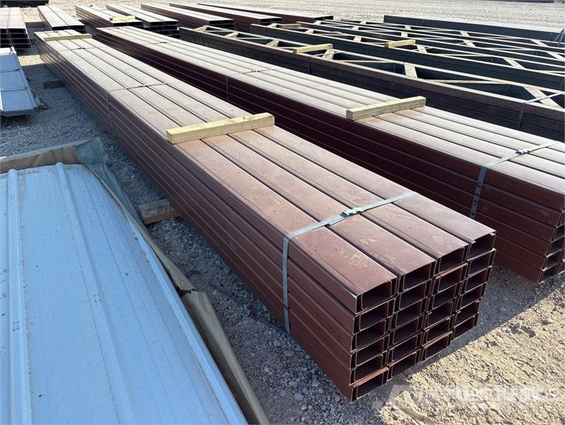 Quantity of (48) 4 in x 20 ft C- Purlin (Unused) Other components