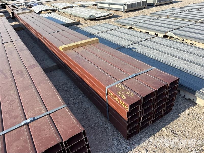 Quantity of (48) 4 in x 20 ft C- Purlin (Unused) Other components