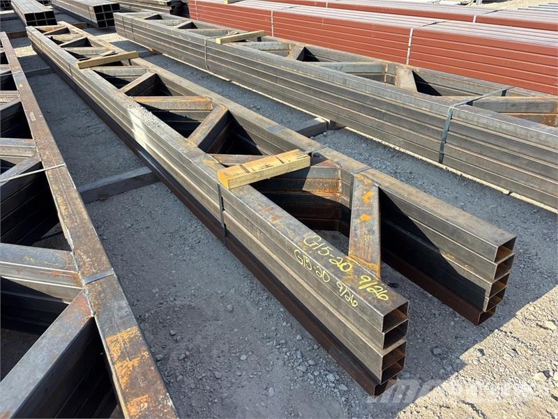  Quantity of (5) 18 in x 20 ft Metal Trusses (Unuse Other components