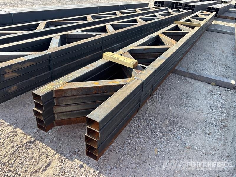  Quantity of (5) 18 in x 20 ft Metal Trusses (Unuse Other components