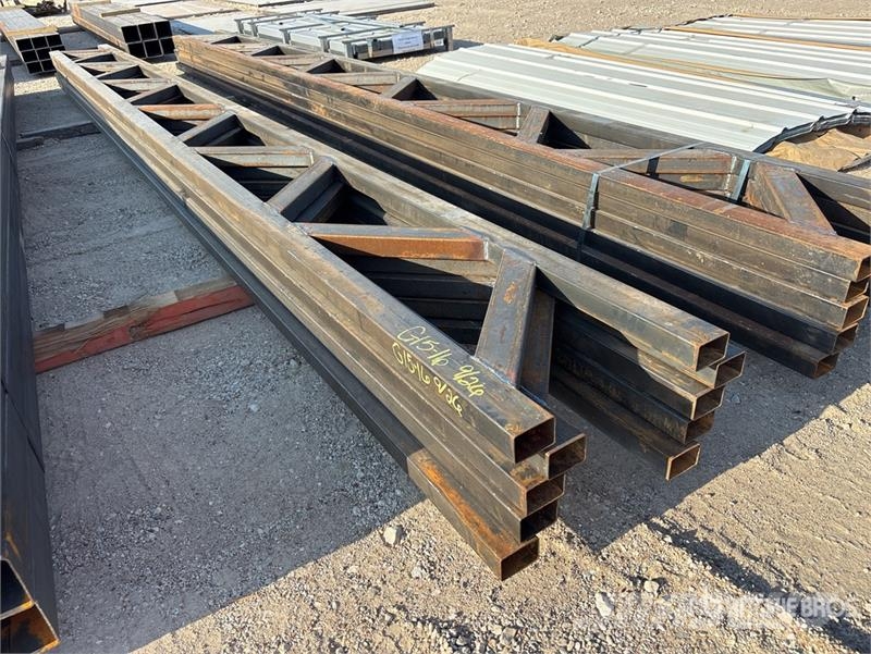  Quantity of (5) 18 in x 20 ft Metal Trusses (Unuse Other components