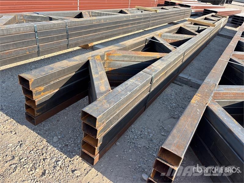  Quantity of (5) 18 in x 20 ft Metal Trusses (Unuse Other components