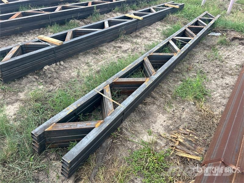  Quantity of (5) 18 in x 20 ft Metal Trusses (Unuse Other components