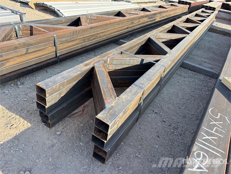  Quantity of (5) 18 in x 20 ft Metal Trusses (Unuse Other components