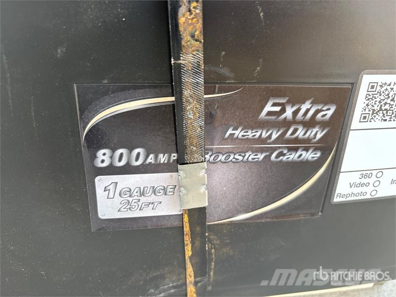 Quantity of (5) 25 ft 800 Amp Extra HD Booster Cab Outros componentes