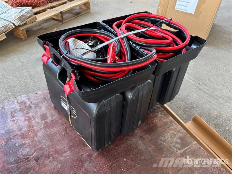 Quantity of (5) 25 ft 800 Amp Extra HD Booster Cab Outros componentes
