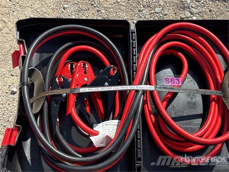 Quantity of (5) 25 ft 800 amp Extra HD Booster Cab Drugi deli